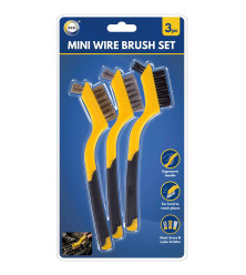 3pc Mini Wire Brush Set