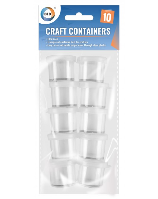 10pc Craft Containers