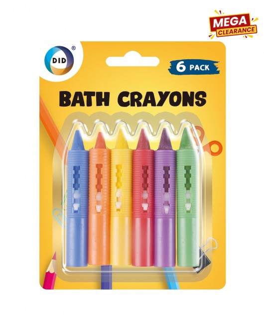 6pc Scribble & Scrub Bath Crayons