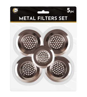 5pc Metal Filters Set 5pc Metal Filters Set