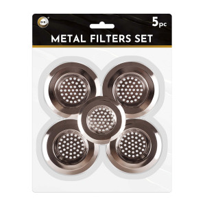 5pc Metal Filters Set 5pc Metal Filters Set
