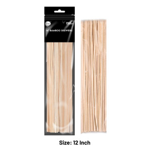 150pc 12" Bamboo Skewers 150pc 12" Bamboo Skewers