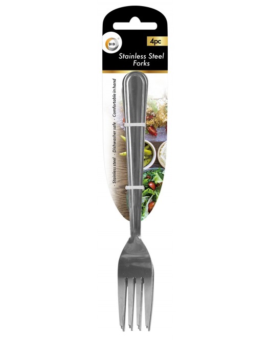 4pc Stainless Steel Forks