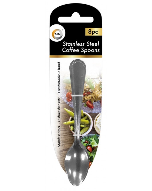 8pc Stainless Steel Coffee Spoons