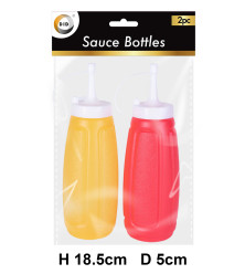 2pc Sauce Bottles 