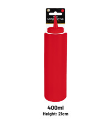 1pc Red Sauce Bottle