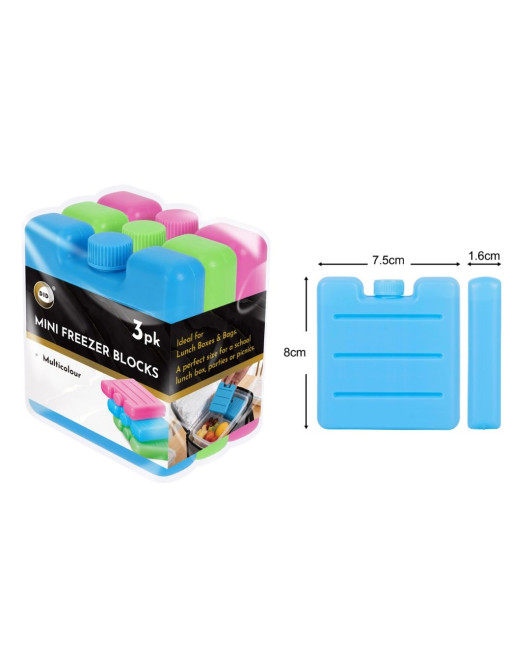 3Pk Mini Freezer Blocks 