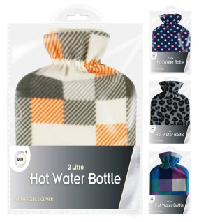 2Litre Hot Water Bottle & Cover 2Litre Hot Water Bottle & Cover