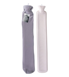 2Litre Extra Long Hot Water Bottle & Fleece Cover