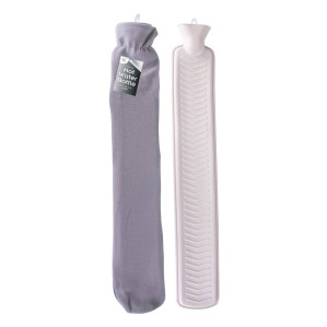 2Litre Extra Long Hot Water Bottle &amp; Fleece Cover