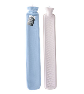 2Litre Extra Long Hot Water Bottle & Fleece Cover