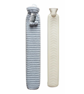 2Litre Extra Long Hot Water Bottle & Plush Cover 2Litre Extra Long Hot Water Bottle & Plush Cover