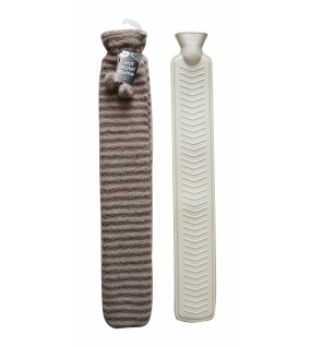2Litre Extra Long Hot Water Bottle & Plush Cover