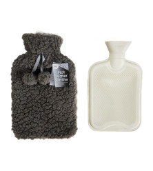 2Litre Hot Water Bottle & Soft Teddy Plush Cover