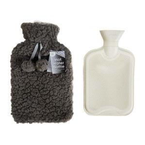 2Litre Hot Water Bottle &amp; Soft Teddy Plush Cover