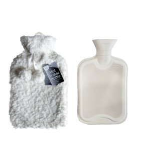 2Litre Hot Water Bottle & Soft Teddy Plush Cover 2Litre Hot Water Bottle & Soft Teddy Plush Cover