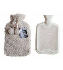 2Litre Hot Water Bottle & Soft Teddy Plush Cover