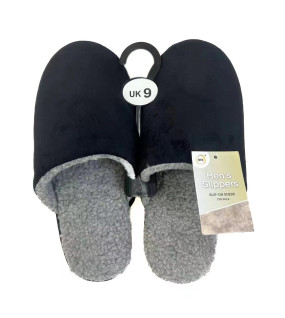 Men's Slip-On Suede Slippers