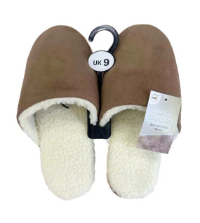 Men's Slip-On Suede Slippers