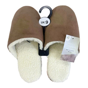 Men's Slip-On Suede Slippers