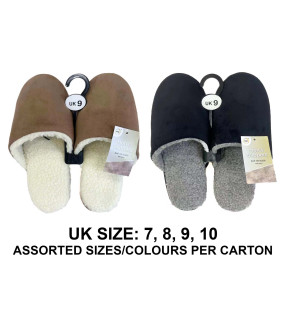 Men's Slip-On Suede Slippers Men's Slip-On Suede Slippers