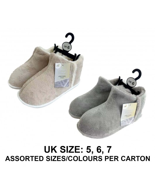 Women's Coral Fleece Slipper Boots