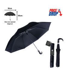 U-Shaped Umbrella with Cover - Black Handle