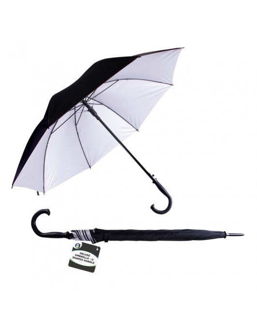 Deluxe Umbrella - U Shaped Handle