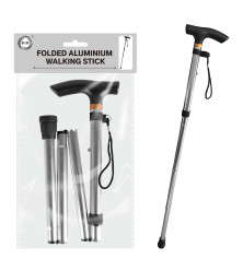 Folded Aluminium Walking Stick