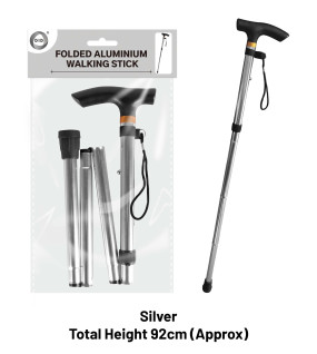 Folded Aluminium Walking Stick Folded Aluminium Walking Stick