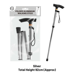 Folded Aluminium Walking Stick Folded Aluminium Walking Stick