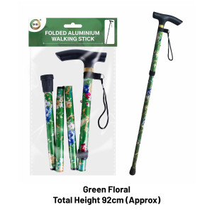 Folded Aluminium Walking Stick Folded Aluminium Walking Stick