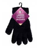 Ladies Fluffy Gloves