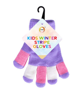 Kids Winter Stripe Gloves Kids Winter Stripe Gloves