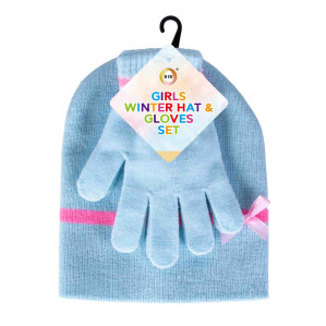 Girls Winter Hat & Gloves Set Girls Winter Hat & Gloves Set