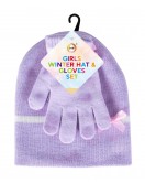 Girls Winter Hat & Gloves Set