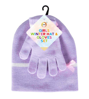 Girls Winter Hat & Gloves Set Girls Winter Hat & Gloves Set