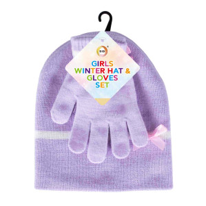 Girls Winter Hat & Gloves Set Girls Winter Hat & Gloves Set