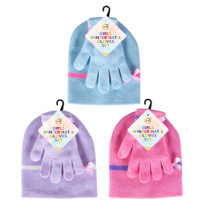 Girls Winter Hat & Gloves Set Girls Winter Hat & Gloves Set