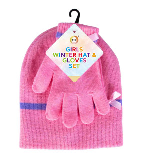 Girls Winter Hat & Gloves Set Girls Winter Hat & Gloves Set