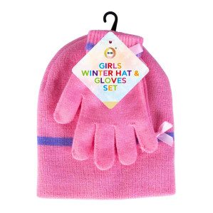 Girls Winter Hat & Gloves Set Girls Winter Hat & Gloves Set