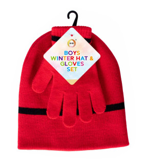 Boys Winter Hat & Gloves Set Boys Winter Hat & Gloves Set