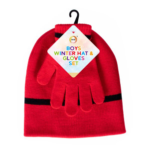 Boys Winter Hat & Gloves Set Boys Winter Hat & Gloves Set