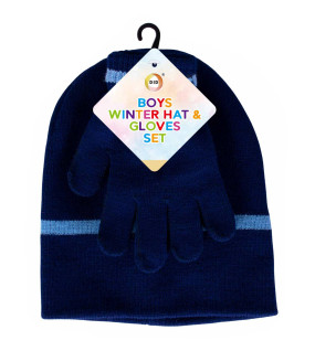 Boys Winter Hat & Gloves Set Boys Winter Hat & Gloves Set