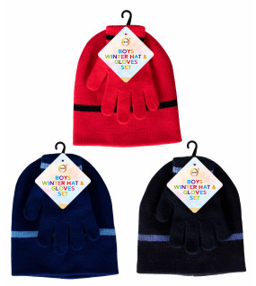 Boys Winter Hat & Gloves Set Boys Winter Hat & Gloves Set