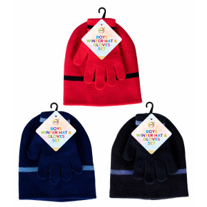 Boys Winter Hat & Gloves Set Boys Winter Hat & Gloves Set