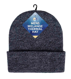 Mens Melange Thermal Hat Mens Melange Thermal Hat