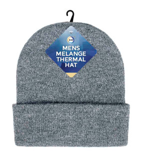 Mens Melange Thermal Hat Mens Melange Thermal Hat