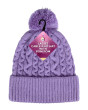 Ladies Cable Knit Hat with Pom Pom Ladies Cable Knit Hat with Pom Pom