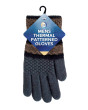 Mens Thermal Patterned Gloves Mens Thermal Patterned Gloves